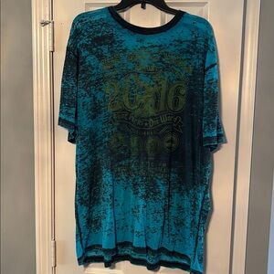 Walt Disney World Resort 2016 Four Parks One World Blue Tee Shirt